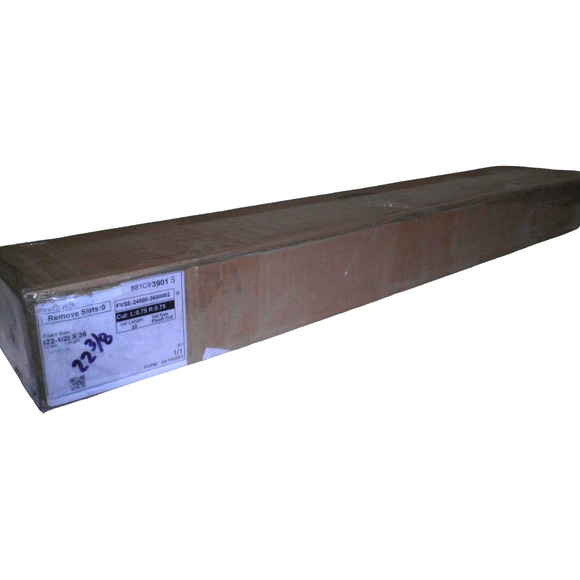 Custom White Cordless 2" Faux Wood Blinds, Room Darkening - 23"W x 36"L - Picture 9 of 9